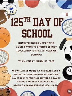 125 days of school 